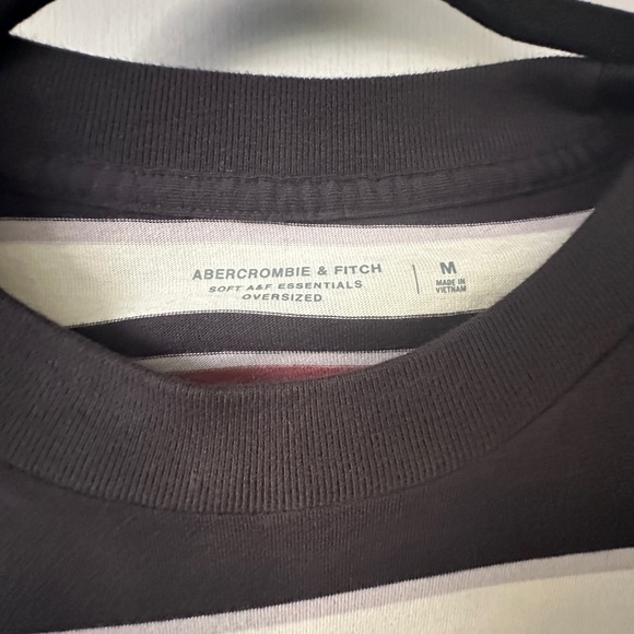 Abercrombie & Fitch oversized fit stripe T-Shirt - Picture 3 of 3